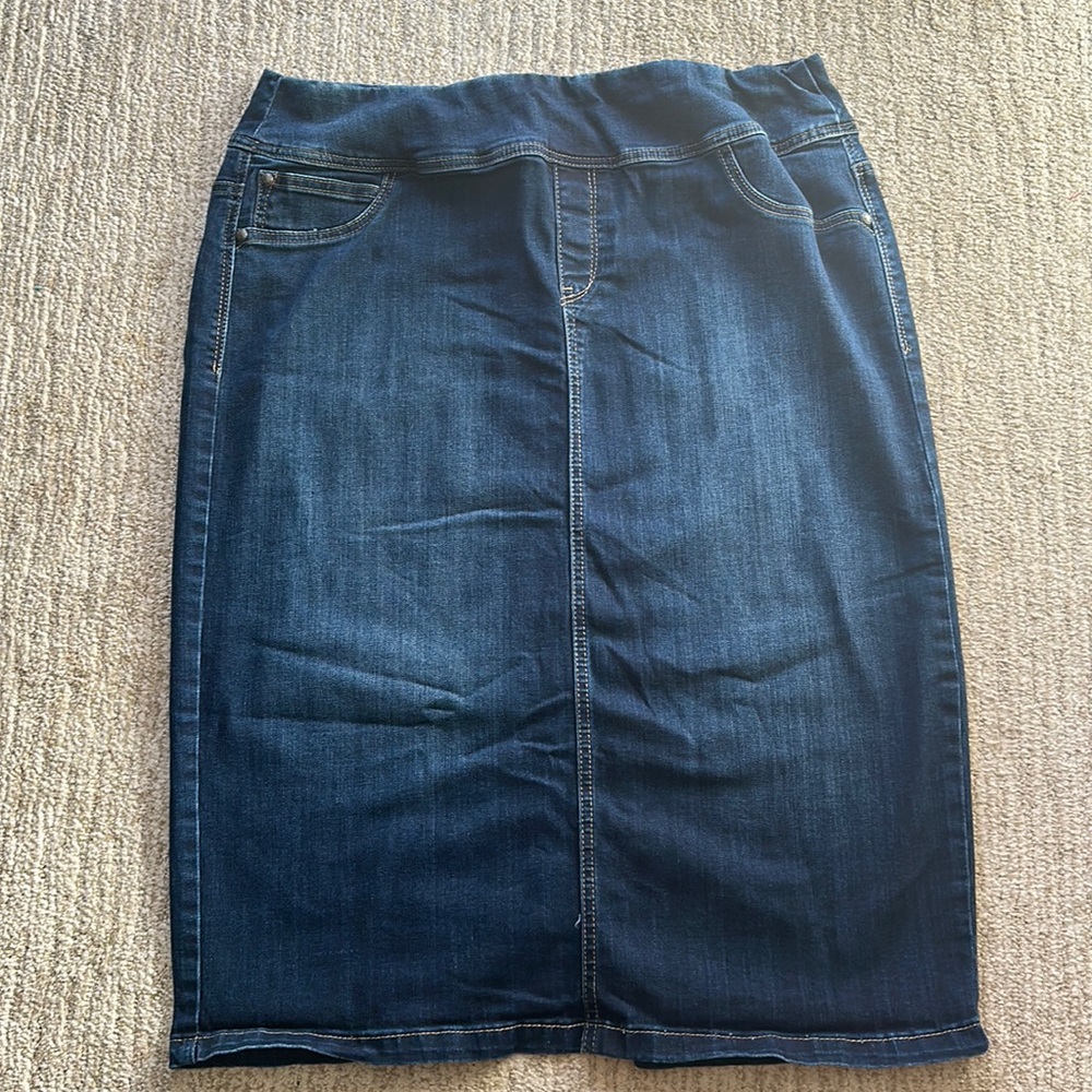CJ Banks long pencil skirt